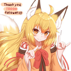 This is a pixiv picture whose title is Twitterフォロワー１万人記念絵.