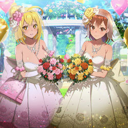 This is a pixiv picture whose title is 花嫁.
