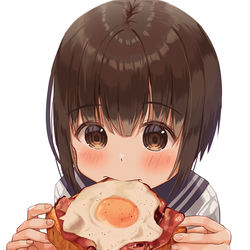 This is a pixiv picture whose title is トースト弁当.