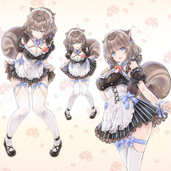 This is a pixiv picture whose title is (メイドリス)もりのきのこ(Vtuber)さん.