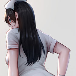 This is a pixiv picture whose title is 护士.