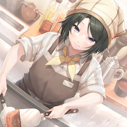 This is a pixiv picture whose title is リンジンASMR 母性の化身!? となりの看板娘。.