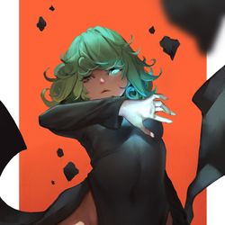This is a pixiv picture whose title is ~ 戦慄のタツマキ ~.