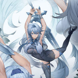 This is a pixiv picture whose title is 这可是了不得的犯科呢！.