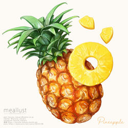 This is a pixiv picture whose title is Pineapple.