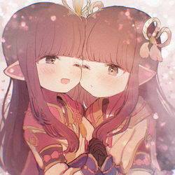 This is a pixiv picture whose title is ヒノエとミノト.