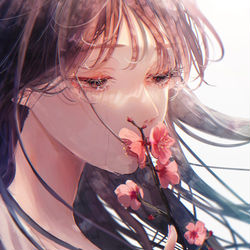 This is a pixiv picture whose title is あんずの花.