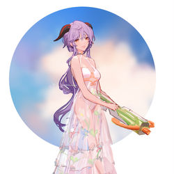 This is a pixiv picture whose title is summer.