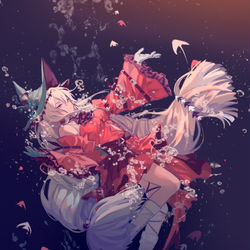 This is a pixiv picture whose title is A Whale's Dream.