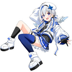 This is a pixiv picture whose title is 天音かなた新衣装.