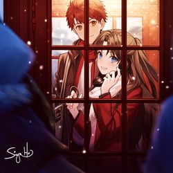 This is a pixiv picture whose title is call.