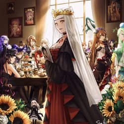 This is a pixiv picture whose title is 田中理恵生贺.