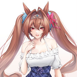 This is a pixiv picture whose title is ダイワスカーレット.