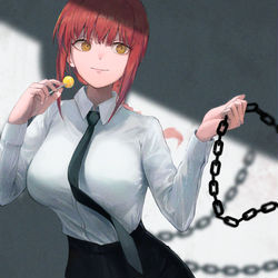 This is a pixiv picture whose title is Makima.