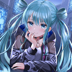 This is a pixiv picture whose title is ビビバスミクさん.