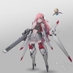 This is a pixiv picture whose title is メカりりあちゃん.