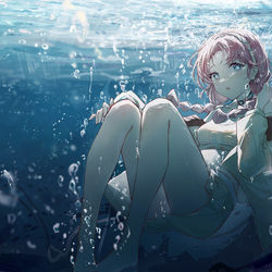 This is a pixiv picture whose title is 蓝毒.
