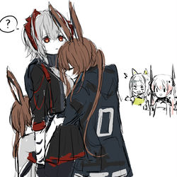This is a pixiv picture whose title is 二重の.....?.