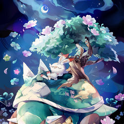 This is a pixiv picture whose title is Night park.