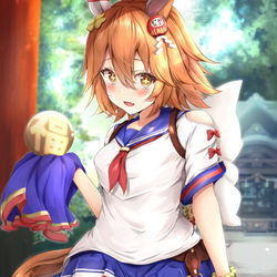 This is a pixiv picture whose title is マチカネフクキタルちゃん.