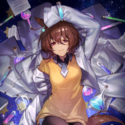 This is a pixiv picture whose title is アグネスタキオン.