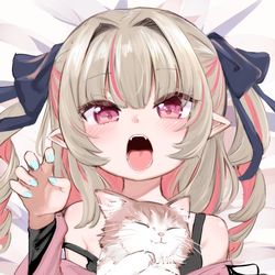 This is a pixiv picture whose title is にゃーん.