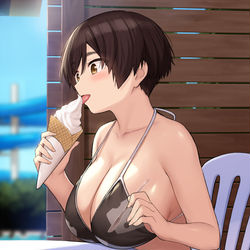 This is a pixiv picture whose title is プールで遊ぶ.