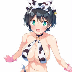 This is a pixiv picture whose title is ウシコス×更科瑠夏.