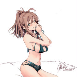 This is a pixiv picture whose title is サラトガさんの重み管理引き上げ事情.