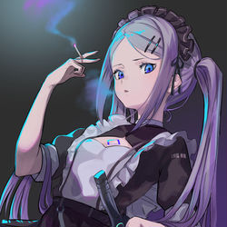 This is a pixiv picture whose title is メイドあぜな.