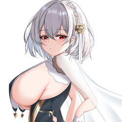 This is a pixiv picture whose title is シリアス.