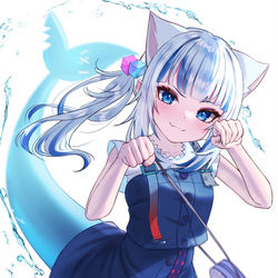 This is a pixiv picture whose title is GawrGura.