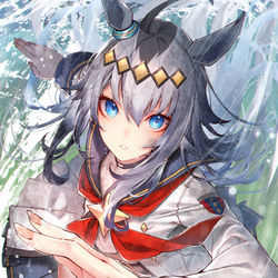This is a pixiv picture whose title is オグリキャップ.