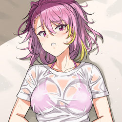 This is a pixiv picture whose title is 暑いので濡れハマー.