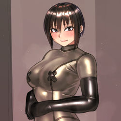 This is a pixiv picture whose title is 飴と黒.