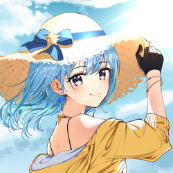 This is a pixiv picture whose title is BLUE BREEZE.
