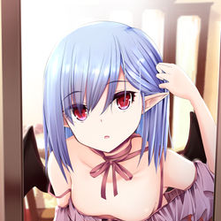 This is a pixiv picture whose title is ストレートレミリア.