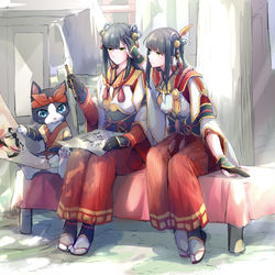 This is a pixiv picture whose title is MHR log.
