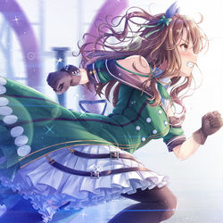 This is a pixiv picture whose title is キングヘイロー.