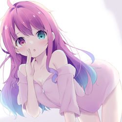 This is a pixiv picture whose title is おはちゅ♡.