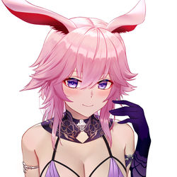 This is a pixiv picture whose title is 八重樱.