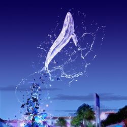 This is a pixiv picture whose title is 夜明け前と世界の秘密.
