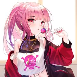 This is a pixiv picture whose title is Mori Calliope.