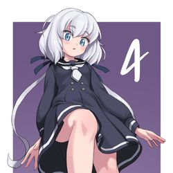 This is a pixiv picture whose title is 4号.