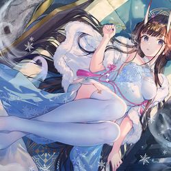 This is a pixiv picture whose title is Winter night.