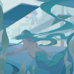 This is a pixiv picture whose title is 視線を交わしてしまったなら.