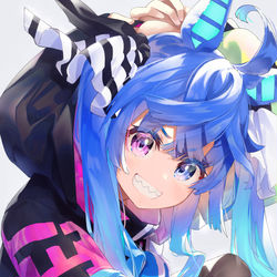 This is a pixiv picture whose title is ツインターボ師匠.