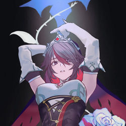 This is a pixiv picture whose title is ロサリア.