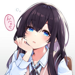 This is a pixiv picture whose title is 朝の教室.