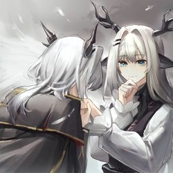 This is a pixiv picture whose title is She's an angel.